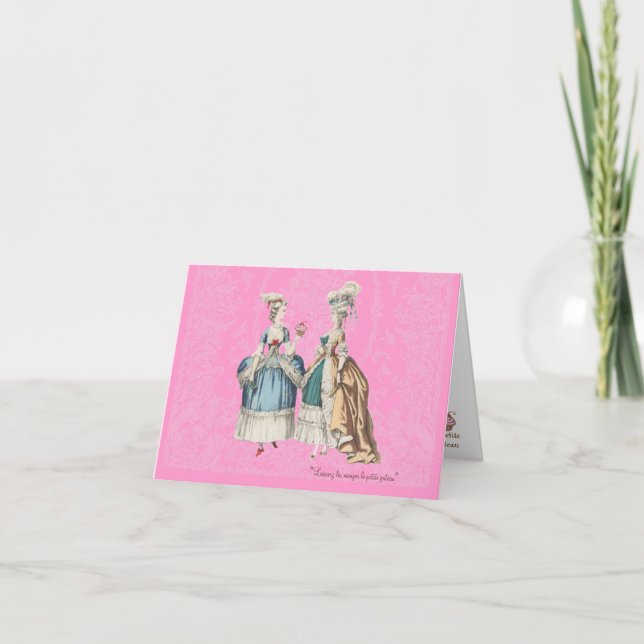 Marie Antoinette Vintage Series - ... - Customised Card (Front)