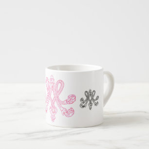 Marie Antoinette - white Royal Monogram Espresso Cup