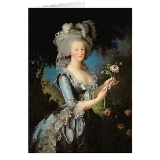 Marie Antoinette  with a Rose, 1783 (Front)