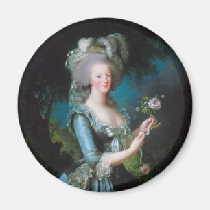 Marie-Antoinette with the Rose by Elisabeth Lebrun Magnet