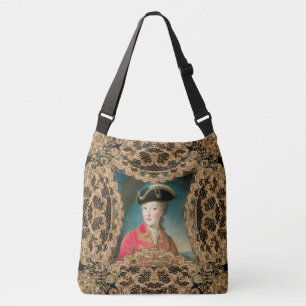 Marie Antoinette Youth Girly Baroque Crossbody Bag