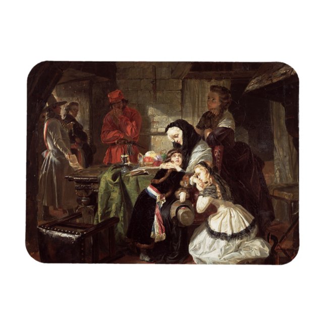Marie-Antoinette's (1753-93) Final Adieu to the Da Magnet (Horizontal)