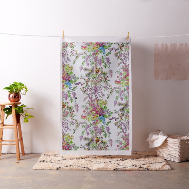 Marie Antoinette's Boudoir Fabric (In Situ)