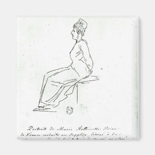 Marie-Antoinette's way to her execution Magnet