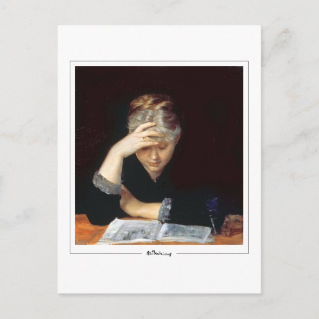 Marie Bashkirtseff #22 - Fine Art Postcard (Front)