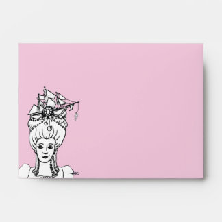 Marie by the Sea Whimsical Envelopes in Pink