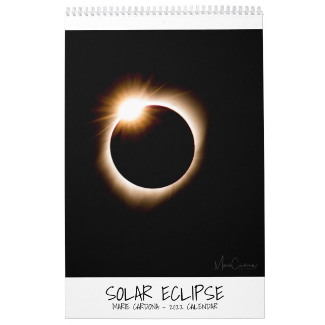 Marie Cardona - Solar Eclipse 2022 Calendar (Cover)