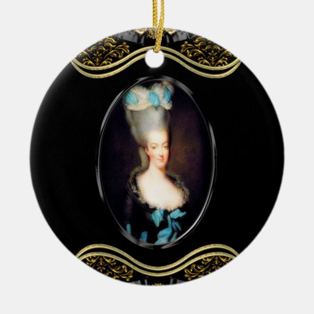 Marie Fairdaye Baroque Ceramic Ornament (Front)