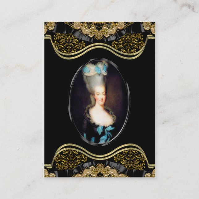 Marie Fairdaye Baroque Professional Business Card (Front)