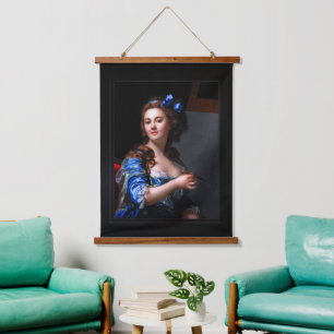 Marie Gabrielle Capet Self Portrait Hanging Tapestry