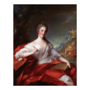 Marie-Geneviève Boudrey by Jean-Marc Nattier Photo Print