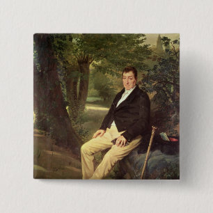 Marie-Joseph Marquis de La Fayette 15 Cm Square Badge