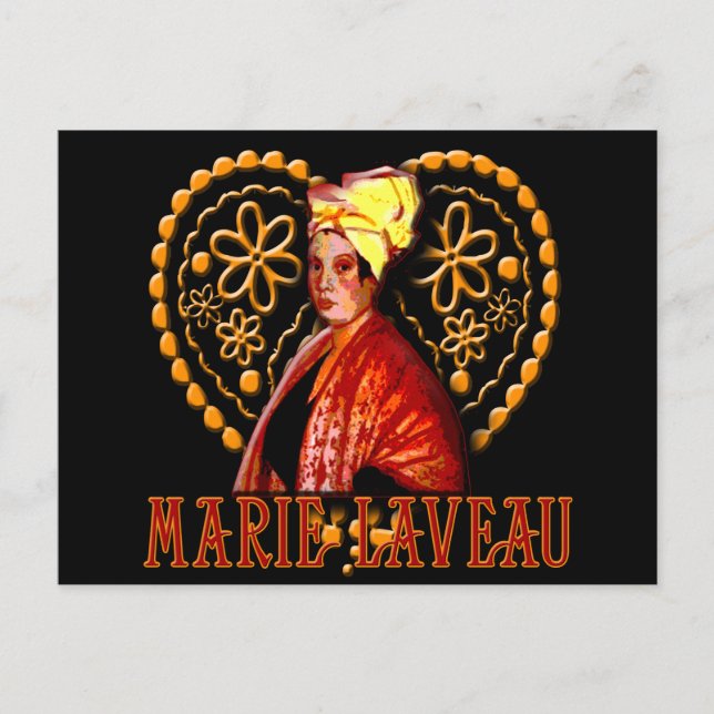 Marie Laveau Voodoo High Priestess Postcard (Front)