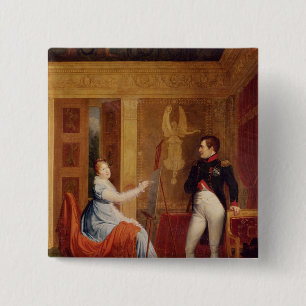 Marie Louise of Habsbourg Lorraine 15 Cm Square Badge