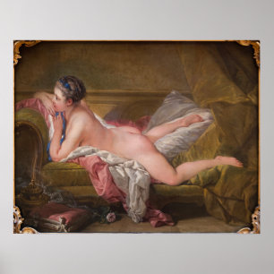 Marie-Louise O'Murphy mistress – François Boucher Poster