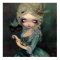 Marie Masquerade lowbrow gothic Rococo Art Print