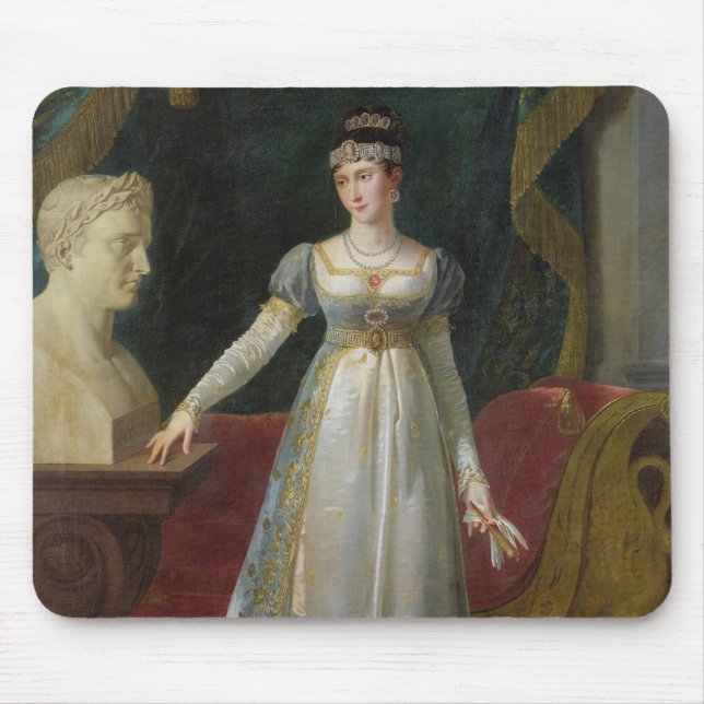 Marie Pauline Bonaparte  Princess Borghese, 1808 Mouse Pad (Front)