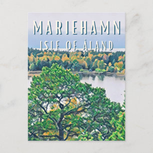 Mariehamn, the city of Åland Islands Postcard