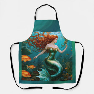 “Marielle” – Beautiful Dancing Mermaid Apron