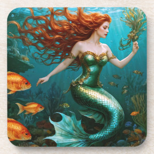 “Marielle” – Beautiful Dancing Mermaid Coaster