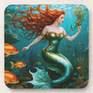 “Marielle” – Beautiful Dancing Mermaid Coaster