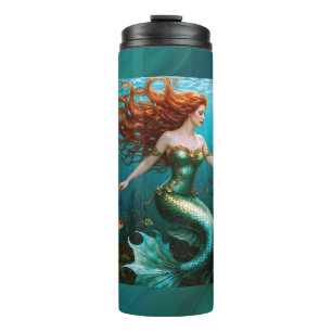 “Marielle” – Beautiful Dancing Mermaid Thermal Tumbler