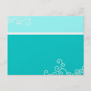 Marielle Shimmer Bat Mitzvah Wedding RSVP Card