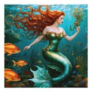 “Marielle” V2 – Beautiful Dancing Mermaid Photo Print