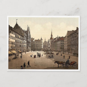Marienplatz, Munich, Bavaria, Germany magnificent Postcard