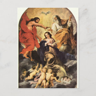 Marie's coronation by Paul Rubens Postcard