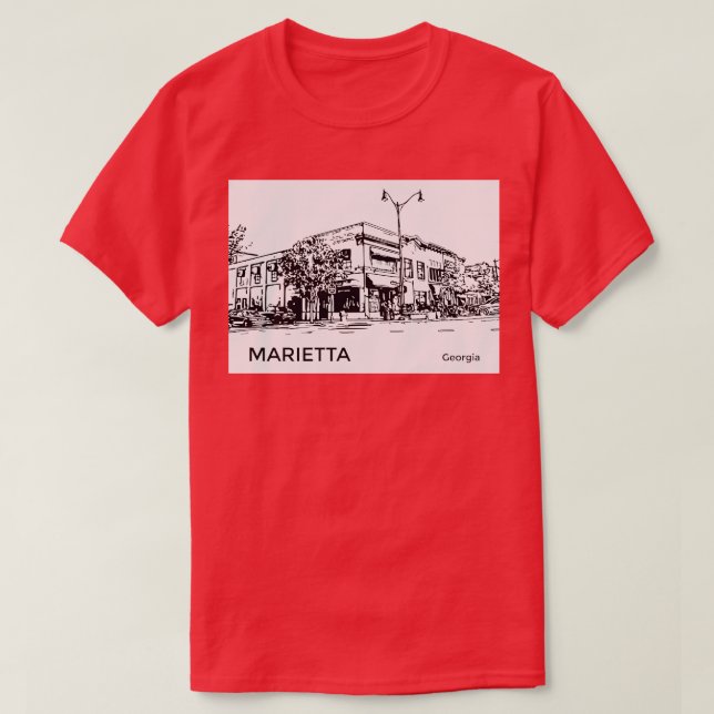 Marietta Georgia TShirt (Design Front)