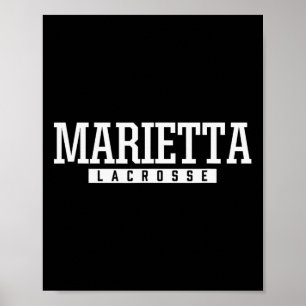 Marietta High School Lacrosse Poster