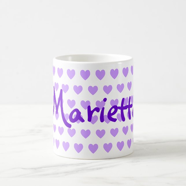 Marietta in Purple Coffee Mug (Center)