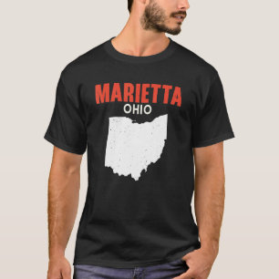 Marietta Ohio USA State America Travel Ohioan T-Shirt
