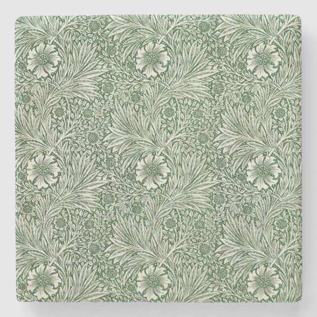 Marigold (by William Morris) Stone Coaster (Front)