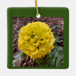 Marigold Ceramic Ornament