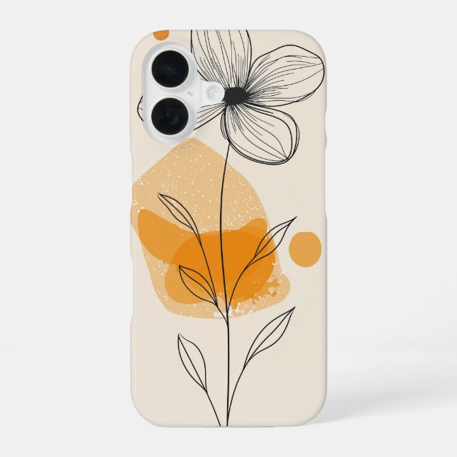 Marigold Dreams iPhone 16 Case (Back)