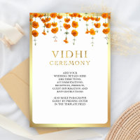 Marigold Floral South Indian Wedding Vidhi
