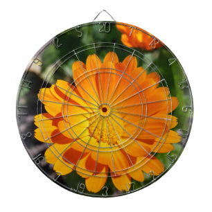 marigold flower dartboard
