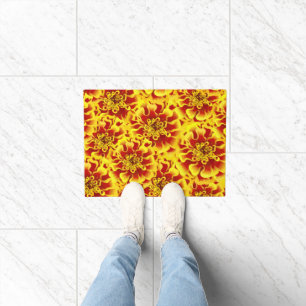 Marigold Flower Doormat