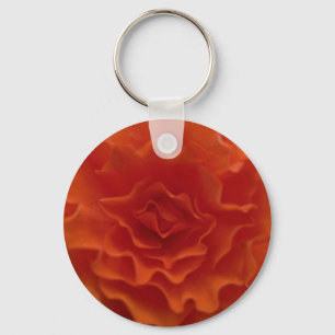 Marigold Flower Key Ring