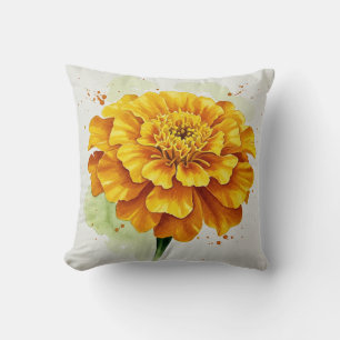 Marigold Flower Pillow