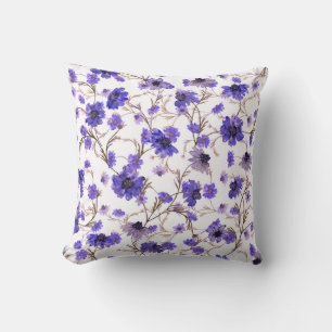 Marigold flowers, floral seamless wallpaper cushion