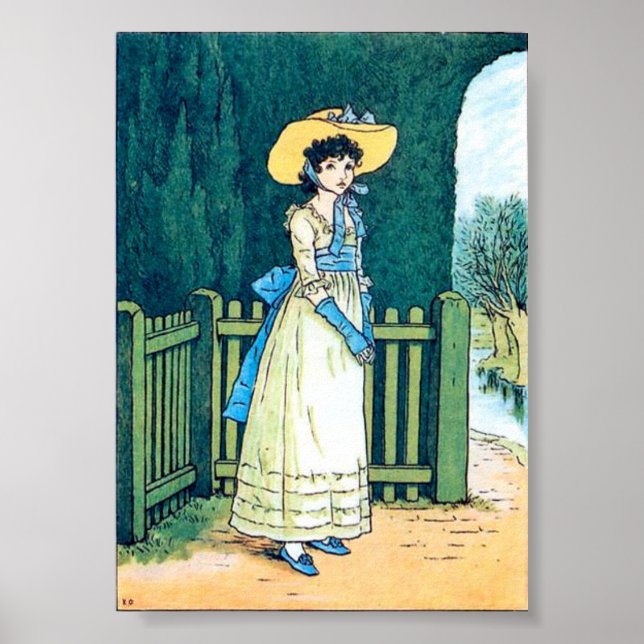Marigold Garden, Kate Greenaway Poster (Front)