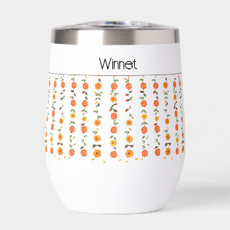 Marigold Garland Wine Tumbler