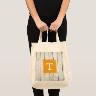 Marigold Rustic Monogram Tote Bag