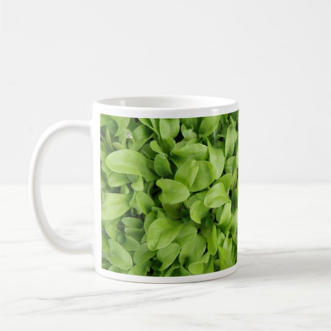 Marigold Seedlings Coffee Mug (Left)