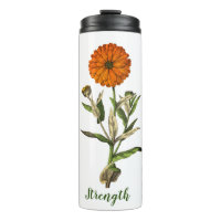 Marigold Strength Travel Mug Thermal Tumbler