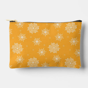 Marigold Whimsical Celestial Floral Small Accessory Pouch