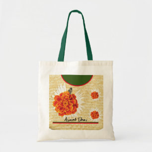 Marigolds and Bird Tote Bag